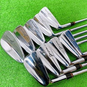 ◼️9pz◼️ Lefty Mizuno JOHNNY MILLER Set di ferri 9pz 3-9,Pw,Sw albero originale R - Foto 1 di 16