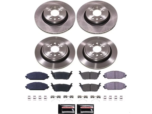 Front and Rear Brake Pad and Rotor Kit For 2023-2024 Jeep Wagoneer L GJ551CN - Изображение 1 из 1