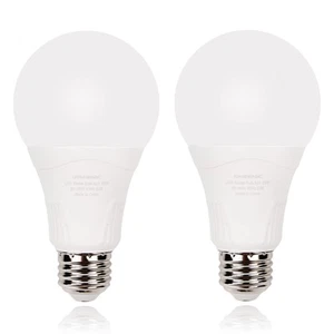 Lampadina Sensore Movimento Radar, Confezione da 2 A21 15W (100W Equivalenti) 1500LM E26 D... - Foto 1 di 9