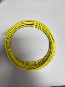 16 GAUGE TFFN TEWN WIRE YELLOW 25' FEET 600V COPPER STRANDED GROUND WIRE - Picture 1 of 1