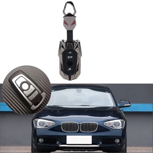 Black Remote Key Fob Cover For BMW 1 2 3 4 5 6 7 Series X3 X4 M2 M3 M4 M5 M6 - Picture 1 of 14