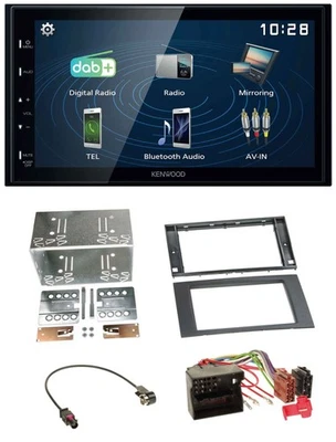 Kenwood 2DIN Bluetooth MP3 USB DAB Autoradio für Ford Fusion Transit Kuga 05-12 - Bild 1 von 4
