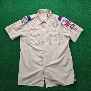 Boy Scouts of America Shirt Mens Large Button Up Greater St Louis Area Council - Picture 1 of 10