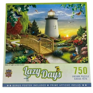 Master Pieces Lazy Days Leuchtturm 750 Teile Puzzle mit Poster - Bild 1 von 4