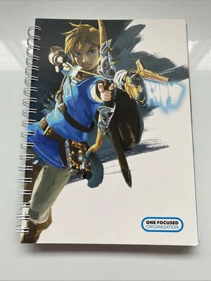 Notebook Zelda Spiral Ruled 200pg exclusivo para empleados de Nintendo, NUEVO Foto 1 de 4
