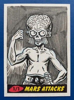2012 MARS ATTACKS HERITAGE SKETCH by JACOB CHABOT (D) - Image 1 of 2