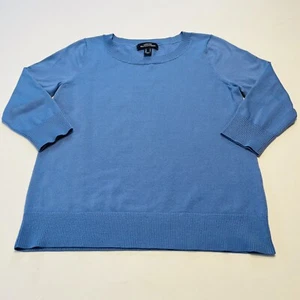 Lands End Outfitters Kurzarm Performance Pullover Shirt Oberteil Blau Medium - Bild 1 von 8
