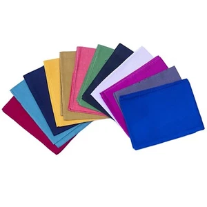 Indian Women's Cotton Blend Saree Falls With Thread Pack Of 12 - Multicolor OG - Picture 1 of 3