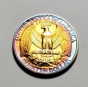 Tonificado 1987 S Washington cuarto prueba sin circular #C1556 - Imagen 1 de 2