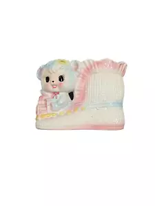 Maceta de botas de tren de oso de peluche vintage Ruben Originals #3184 hecha en Japón - Imagen 1 de 18