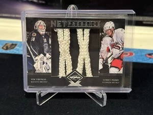 2011-12 Limited Net Presence Memorabilia /99 Corey Perry Tim Thomas #9 - Picture 1 of 2