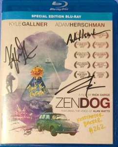 Zen Dog Blu-Ray SIGNED 2016 Kyle Gallner, Adam Herschman Autographed RARE fr/shp - Imagen 1 de 10
