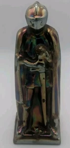 Vintage Knight Fire 1930s Art Deco Cast Iron Heavy 23cm Small Decorative Feature - Picture 1 of 3