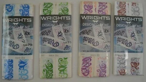 Wrights Sew On Hem Tape 1" w x 3 yd- "Designed By Me" - 4 Bright Colorways! - Picture 1 of 5