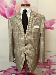 sophisticated Brioni Roma cashmere silk jacket Sz. EU 58 US 48 Model Nomentano - Picture 1 of 9