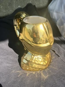 Taza de caballero dorado de la época medieval taza de bebida de recuerdo copa 2001 decoración de caballo brillante - Imagen 1 de 6