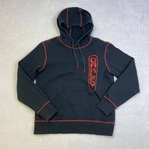 Felpa con cappuccio uomo Oakley Overlock nero/rosso pullover taglia S - Foto 1 di 7