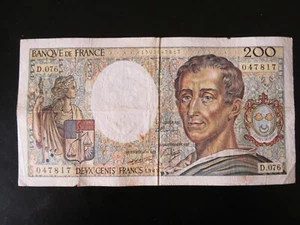 Billets 200 FRANCS MONTESQUIEU (1989) - Foto 1 di 2