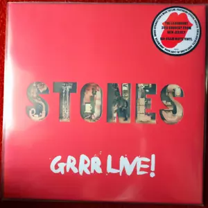 ROLLING STONES "Grrr Live!" Limited Edition 180g white Vinyl 3LP ss - Picture 1 of 1