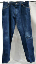 VTG 90's Wrangler Men’s Size 36x34 Stonewash Denim Blue Jeans Cowboy Rodeo USA