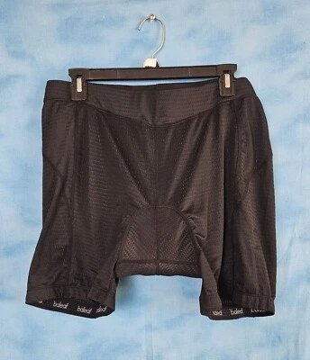 Baleaf 自行车骑行加厚网眼短裤女式 XXL 黑色 — 第 1/4 张图片