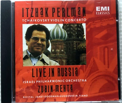 Itzhak Perlman: Live in Russia by Itzhak Perlman (CD, 1991) LIKE NEW - Image 1 of 4
