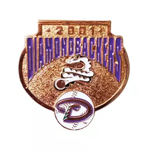 Arizona Diamondbacks 2001 Diamondbackers Lapel Pin Dbacks MLB Baseball SGA - NEW - Picture 1 of 3