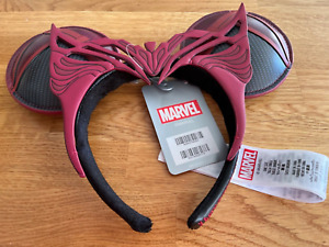 Disney Parks Marvel Scarlet Witch Wanda Maximoff Minnie Mouse Ears Headband NEW
