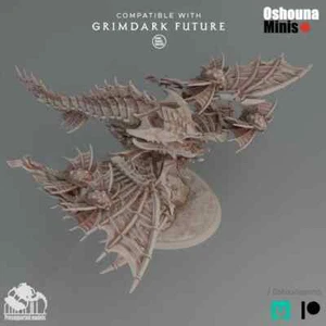 Wargaming Miniatures Deep Hive - Sea Dragon Oshounminis - grimdark - OPR - 5e - Picture 1 of 7