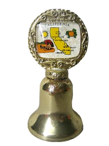 California souvenir miniature bell - Picture 1 of 6