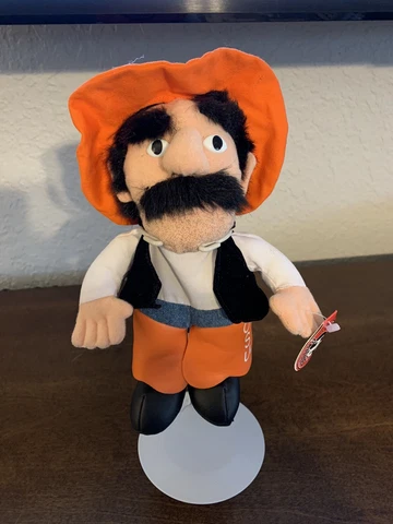 Campus Critters Pistal Pete OSU Oklahoma State University Cowboys. Plush NWT Cover