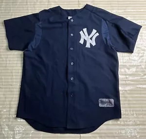 NY Yankees 1990s Majestic baseball made in USA stitched jersey vintage Mens XL - Picture 1 of 7