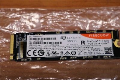 SEAGATE FIRECUDA 510 series M.2 NVMe SSD - 500-GB - Image 1 of 4