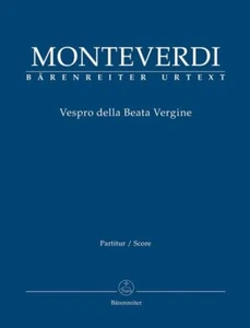 Vespers 1610, Vespro della Beata Vergine Full Score Mixed Voices Choir Music Mon - Foto 1 di 1