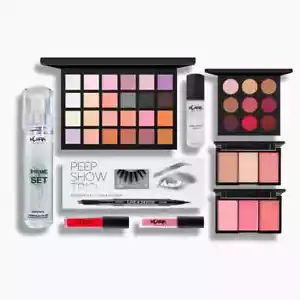 Professional Makeup Kit Set Eyeshadow Palette Blush Lipstick + Free LED Mirror - Picture 1 of 13