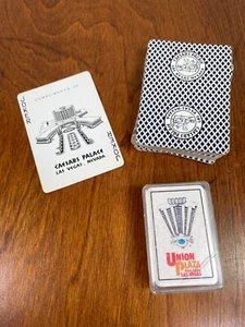 Vintage 1950'S Ceasar's Palace Union Plaza Playing Cards Scarce - Picture 1 of 5