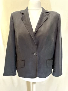 Rogers+Rogers Brand Women's Jacket UK 18 Black Full Lining Button Closure Smart - Picture 1 of 24