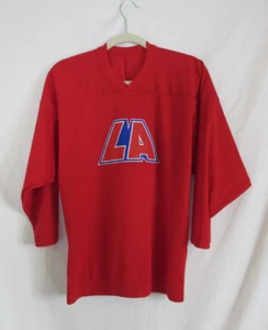 CCM Hockey Practice Jersey Youth Large/Extra Large Red LA Logo - Picture 1 of 4