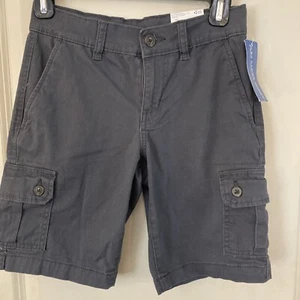 Größe 12 Reg Jungen Arizona Jean Co Flex Cargoshorts dunkelgrau Wien rauchfarben neu mit Etikett - Bild 1 von 9