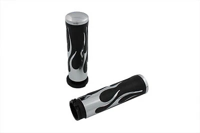 Hot Rod Flame Style Grip Set fits Harley Davidson - Image 1 of 1