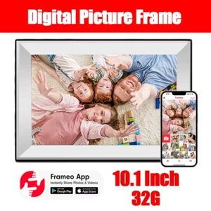 Frameo 10.1 Inch Digital Picture Frame,Wifi Electronic Frame,1280 * 800IPS HD Cl - Picture 1 of 12