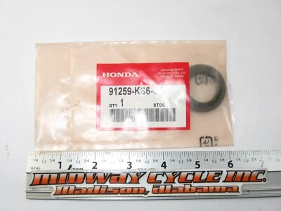 HONDA CR125 CR250 CR500 XR400 NOS OEM 24X37X7 RUEDA SELLO POLVO 91259-KS6-831 jh Foto 1 de 4