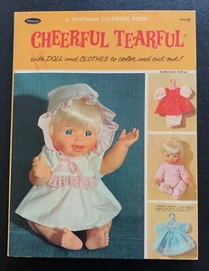 LIBRO PARA COLOREAR WHITMAN ALEGRE Y LLOROSO CON MUÑECAS DE PAPEL SIN CORTAR 1967 MATTEL - Imagen 1 de 9
