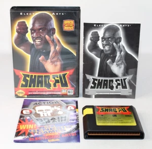 Shaq-Fu Sega Genesis Complete CIB Very Good Condition w/ RARE Insert! NICE! - Picture 1 of 16