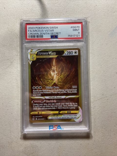 Raikou V 2023 Pokemon Sword and Shield Crown Zenith Galarian Gallery #GG41  (BGS 9.5)