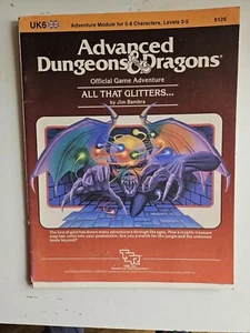 Módulo RPG AD&D UK6 All That Glitters Advanced Dungeons and Dragons - Imagen 1 de 12