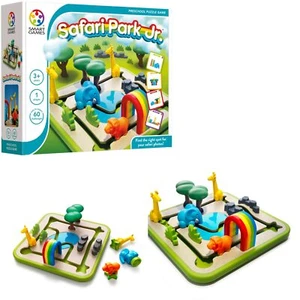 SmartGames Safari Park Jr. Preschool Puzzle Game with 60 Challenges for Ages 3 - Picture 1 of 9