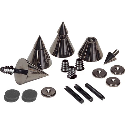Dayton Audio DSS4-BC Black Chrome Speaker Spike Set 4 Pcs.