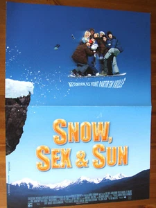 AFFICHE SNOW,SEX & SUN JASON LONDON LEE MAJORS THE MALLOYS 2001 40 X60 CM - Imagen 1 de 1