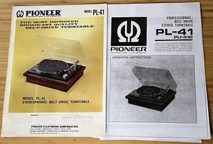 Werbung Und Anleitung Pioneer PL-41 - Bild 1 von 1